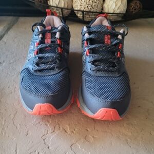 Size 7 Asics Gel-Venture 8 Gray Pink Women's Sneakers